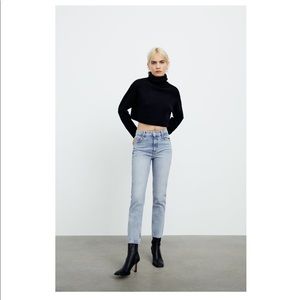 Zara High Rise Slim Jeans